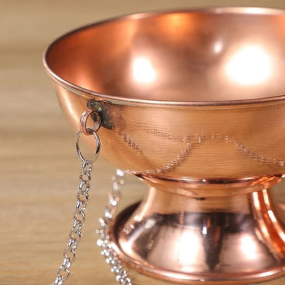 Hanging Incense Burner Red Copper