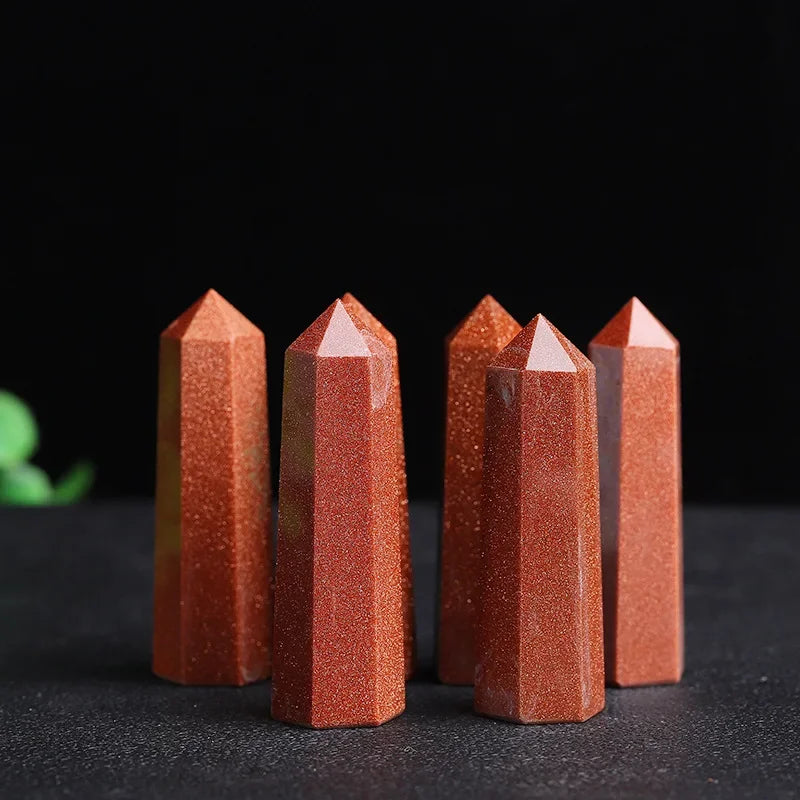 Natural Stone and Crystals Point Wand