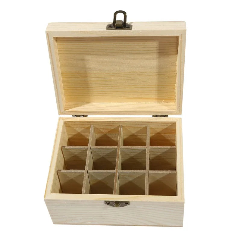 Essential Oil Wooden Storage Box