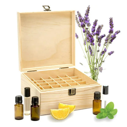 Essential Oil Wooden Storage Box